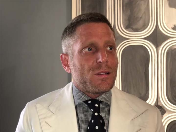 Lapo Elkann e Blair Thurman, Nella acqua azzurra. Garage Italia + Gagosian